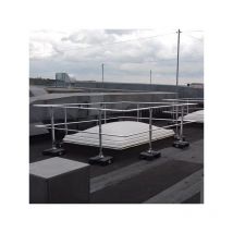 Matisère - Garde-corps pour lanterneau - 1000x1000mm - Sans portillon - 4 montants - GCPL1