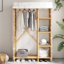 Garde-robe 110x45x170 cm bambou Vidaxl