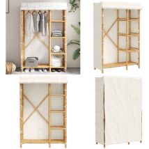 Vidaxl - Garde-robe 110x45x170 cm bambou - Garderobe - Armoire - Meuble Rangement - Bambou - Dressing - Home & Living