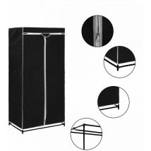 Garde-robe Noir 75x50x160 cm