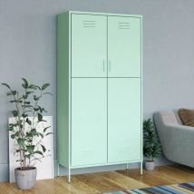 Torana - Garde-robe Vert menthe 90x50x180 cm Acier