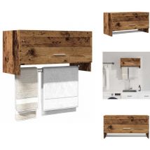 Vidaxl - Garde-robe vieux bois 70x32,5x35 cm bois d'ingénierie - Garde-robe - Garde-robes - Armoire De Rangement - Placard