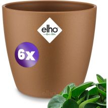 Gardebruk - Multipack Brussels Round Flower Pots Sustainable Recycled Plastic Planter Box Plant Pot Frostproof Suitable for Indoor or Outdoor Use
