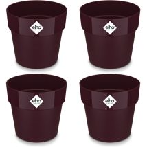 Set de pot de fleurs b.for original Mûre 35x32 cm Rond Cache-pot Pots de fleurs Pot de plantes Jardin Balcon Set de 4 - Gardebruk