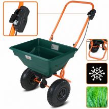 Gardebruk - Spandisale 20L Spargisale regolabile xxl con pneumatici spargisemi concimatore seminatrice