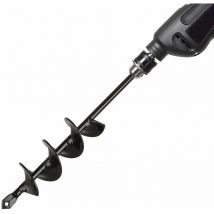 Aougo - Garden Auger, Spiral Gardening Tool for Planting Trees/Shrubs/Twist Drill/Planting Auger - 4×22cm