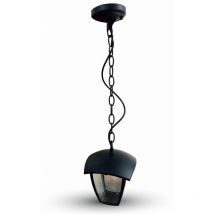 V-tac - Led-laterne, E27-lampenfassung (max. 60 W), Schwarz, L72 Cm, Ip44