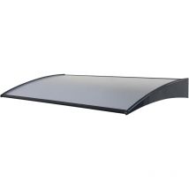 Garden Friend Aluminium Vordach d. 75 b. 140 mit Abdeckung