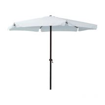 Friend - ombrellone ø 3 x 2,4 h mt. tondo con manovella bianco O850003 - Garden