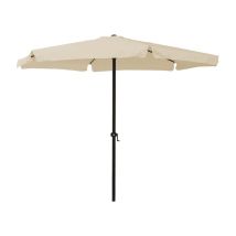 Ombrellone da giardino rotondo Garden friend in poliestere ecru 3 mt