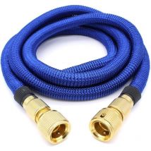 Mezheng - Garden Hose, Expandable Garden Water Hose, Flexible Retractable Hose with Metal Fittings for Watering/Garden Cleaning/Car Washing (2.5m)
