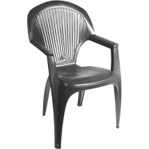 Garden Life - sillon resina respaldo alto 8301ant antracita , Sillón resina 8301ANT antracita. -Marca: Sillón respaldo alto de resina. -Ideal para