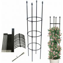 Garden Obelisk, Climbing Plant Support, Stable Tomato Cage, Garden Trellis, Vegetable, Flower and Fruit Growing Cage for Garden, Balcony - Plant