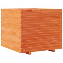 Vidaxl - Garden Planter Wax Brown 80x80x72 cm Solid Wood Pine