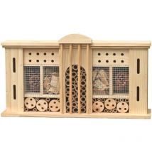 Insekten Hotel Käfer Brut Nist Bienen Kasten Haus natur Kiefer Bambus Pinie Holz
