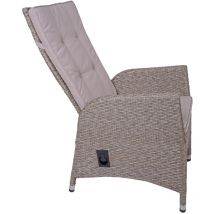 2er Set Stuhl braga weidenbraun, Auflage creme Set 01 970390-2