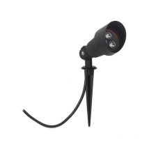 Forlight - Minimal Green - led 3 Light Outdoor Spotlight Black IP65