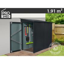 Garden shed, 1.03x1.85x1.9 m ProShed , 1.91 m², Anthracite