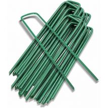 Dewdat - Garden Stakes Peg Fixing Tent Ground Peg Gardening Staples for Fixing Canvas Mulching Fence Barrier Anti-Net Camping Artificial