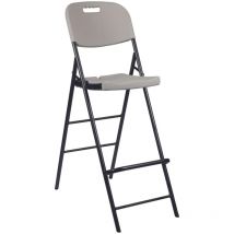 Garden - taburete de bar con respaldo - plegable