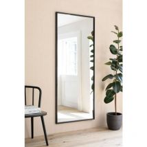 Garden Trading - Avening Indoor Rectangular Wall Mirror 180x75cm Matt Black Iron