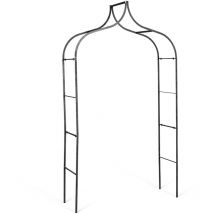 Farringdon Rose Arch Gothic Metal Garden Arch Pergola Plant - Garden Trading