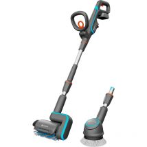 Nettoyeur de terrasse AquaBrush 18V P4A - Universal - sans batterie. Surfaces mixtes. (14842-20) - Gardena