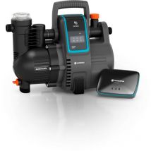 Gardena - Kit pompe automatique maison et jardin smart 5000/5. Livrée avec boîter smart Gateway. Pompe connectée. 1300 w. Jusqu'à 5000 l/h à 5 bar.