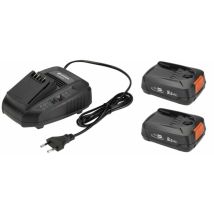 Gardena - P4A 2 x pba 18V/45 2,5 Ah + al 1830 cv 14907-20 Batteria dell'utensile e caricabatterie 18 v 2.5 Ah Li-Ion
