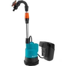 GARDENA Pompe pour collecteur d'eau de pluie 2000/2 18V POWER FOR ALL. Outil seul sans batterie (14602-55)
