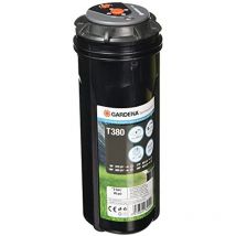 Hilti - Gardena Sprinkler System Turbine Pop-up Sprinkler T380: sistema irrigazione prati grandi dimensioni fino a 380 m², con campo tiro regolabile