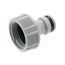 Gardena - Nez de robinet 26,5 mm (g 3/4 pouces): ogs adaptateur pour raccordement d'un tuyau d'arrosage, technologie anti-éclaboussure, résistant au
