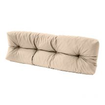 Gardenista - Cojines de respaldo con mechones para muebles de jardín, 120x48x10 cm Cojines de respaldo resistentes al agua para muebles de palets