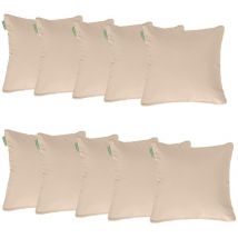 Gardenista - Coussin d'extérieur, Coussins Carrés 45x45 cm, Coussins de Chaise Résistants à l'eau avec Rembourrage en fibres Creuses, Coussin