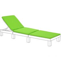 Gardenista - Coussins de Transat de Remplacement Pour Allibert Keter Daytona, Coussin de transat d'extérieur, 198x66x5cm Coussin de chaise longue