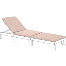 Gardenista - Coussins de Transat de Remplacement Pour Allibert Keter Daytona, Coussin de transat d'extérieur, 198x66x5cm Coussin de chaise longue