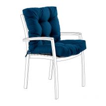 Coussins de chaise de jardin, coussin de siège avec coussins de dossier, coussins de chaise touffetés pliables, coussins de meubles d'extérieur avec