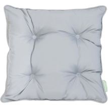 Coussins de siège touffetés pour meubles de jardin, coussins de meubles en rotin résistants à l'eau avec rembourrage - Gris (coussins de siège)