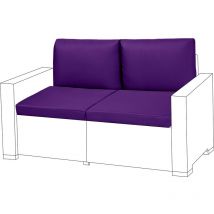Gardenista - Coussins de siège et oreillers de dossier pour meubles en rotin, Durables Lot de canapé coussins pour jardin avec Remplissage