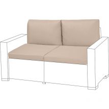 Gardenista - Coussins de siège et oreillers de dossier pour meubles en rotin, Durables Lot de canapé coussins pour jardin avec Remplissage