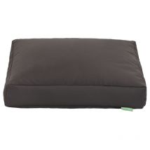 Coussins de sol pour jardin, coussin d'extérieur résistant à l'eau, coussin d'assise 60x60x10 cm pour meubles de patio avec remplissage en billes de