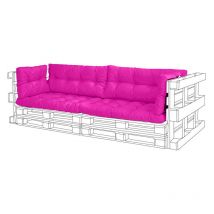 Gardenista - Coussins Touffetés de Remplacement Pour Meubles en Palettes, Coussins de Jardin Résistants à l'eau, Coussins de Siège et de Dossier avec