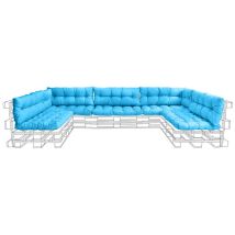 Coussins Touffetés de Remplacement Pour Meubles en Palettes, Coussins de Jardin Résistants à l'eau, Coussins de Siège et de Dossier avec Rembourrage