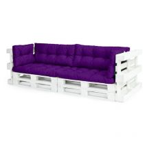 Gardenista - Coussins Touffetés de Remplacement Pour Meubles en Palettes, Coussins de Jardin Résistants à l'eau, Coussins de Siège et de Dossier avec