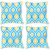 Gardenista - Cuscini Decorativi con Stampe, 45x45 Cuscini Decorativi con Imbottitura in Fibra Cava e Rivestimento Sfoderabile Resistente all'Acqua,