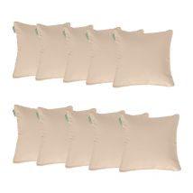 Gardenista - Cuscini quadrati da giardino, 60x60 cm Cuscini per schienale per sedie in rattan con imbottitura, Cuscini quadrati resistenti all'acqua,