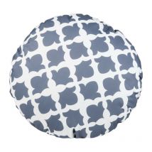 Cuscini decorativi per giardino, Cuscini rotondi resistenti all'acqua, Cuscini stampati da 38 cm per mobili da giardino, Cuscini sparsi per interni