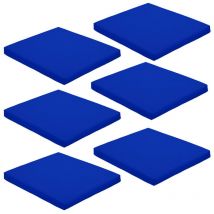Cuscino per sedia da giardino, Cuscini per sedia resistenti all'acqua 50x44x5 cm, Cuscino per interni ed esterni con lacci sicuri, Cuscini per sedia