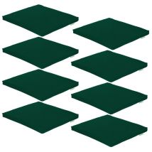 Gardenista - Cuscino per sedia da giardino, Cuscini per sedia resistenti all'acqua 50x44x5 cm, Cuscino per interni ed esterni con lacci sicuri,