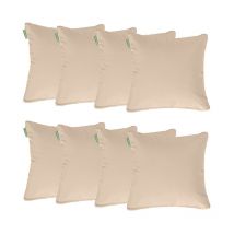Cojín Relleno de Exterior para Sillas de Ratán Resistente al Agua de Jardín Almohada Suave y cómoda para Muebles de Patio, 8pk Piedra - Gardenista